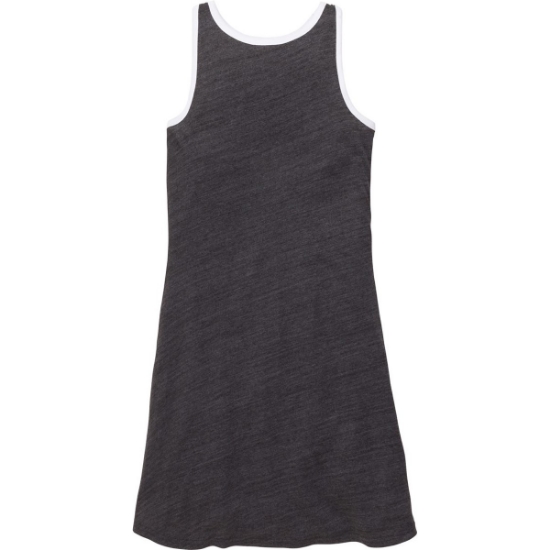 Custom Womens Ringer Dress Charcoal Heather