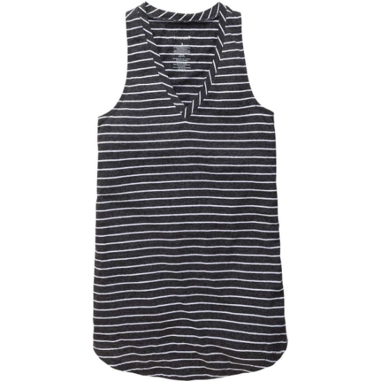 Custom Womens Margo Tank Black Stripe