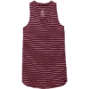 Custom Womens Margo Tank Maroon Stripe
