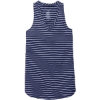 Custom Womens Margo Tank Navy Stripe