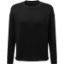 Custom Womens Billie Side-Zip Crewneck Sweatshirt Black