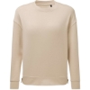 Custom Womens Billie Side-Zip Crewneck Sweatshirt Nude