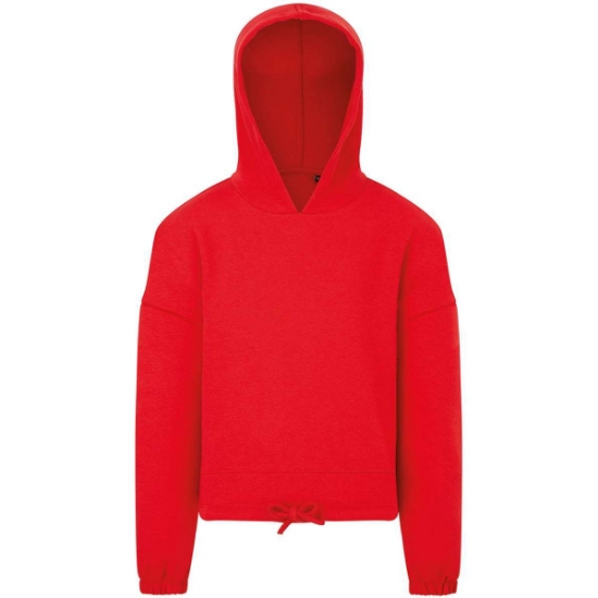Custom Youth Maria Hooded Sweatshirt Fire Red