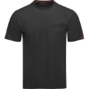 Custom Mens Tall Cooling Pocket T-Shirt Black