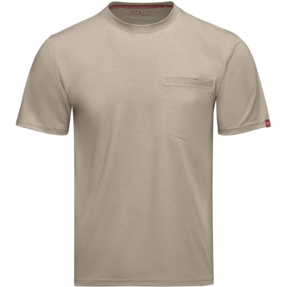 Custom Mens Tall Cooling Pocket T-Shirt Sand