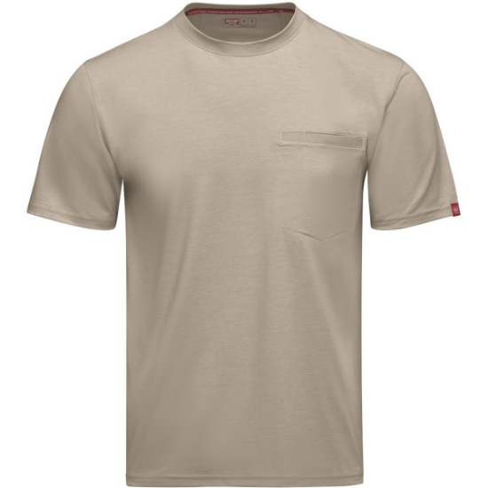 Custom Mens Tall Cooling Pocket T-Shirt Sand
