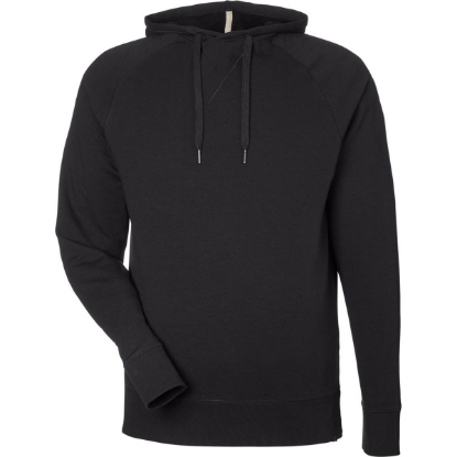 Custom Mens Varsity Hooded Sweatshirt Black