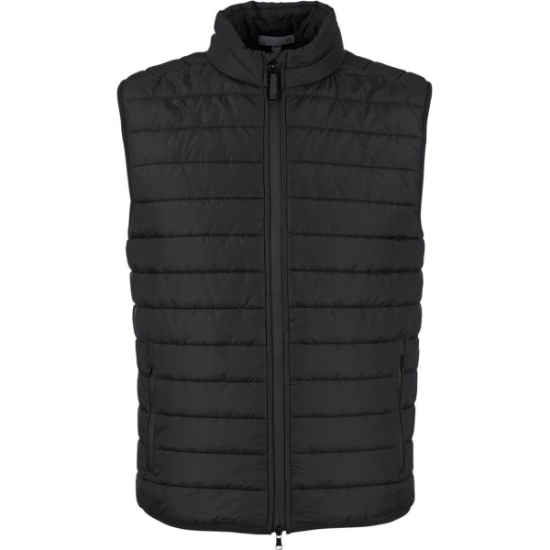 Custom Mens Quilted Puffer Vest Black