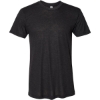 Custom Unisex Triblend Track Tee Tri-Black