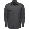 Custom Mens Tall Cooling Long Sleeve Work Shirt Carbon