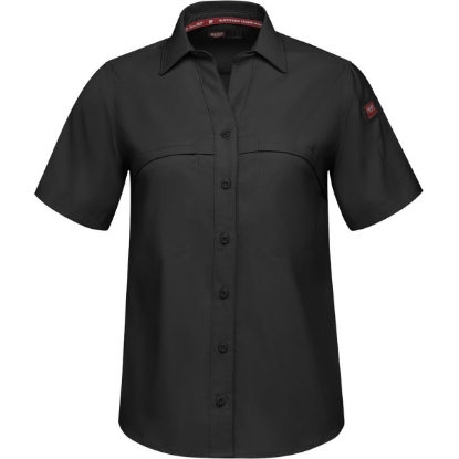 Custom Womens Cooling Work Shirt Black