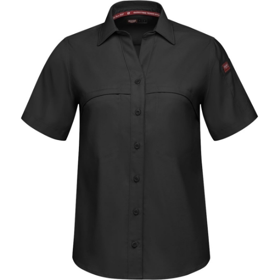 Custom Womens Cooling Work Shirt Black