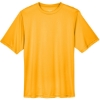 Custom Mens Zone Performance T-Shirt Sport Athletic Gold