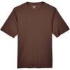 Custom Mens Zone Performance T-Shirt Sport Dark Brown