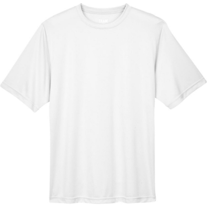 Custom Mens Zone Performance T-Shirt White