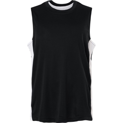 Custom Youth Zone Performance Reversible Jersey Black/ White