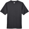Custom Mens Sonic Heather Performance T-Shirt Black Heather