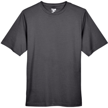 Custom Mens Sonic Heather Performance T-Shirt Dark Grey Heather