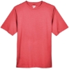 Custom Mens Sonic Heather Performance T-Shirt Sport Red Heather