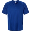 Custom Mens Zone Performance Henley Sport Royal