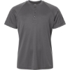 Custom Youth Zone Performance Henley Sport Graphite