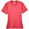Custom Womens Sonic Heather Performance T-Shirt Sport Red Heather