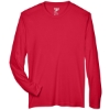 Custom Mens Zone Performance Long Sleeve T-Shirt Sport Red