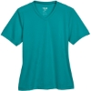 Custom Womens Zone Performance T-Shirt Clear Teal