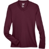 Custom Womens Zone Performance Long Sleeve T-Shirt Sport Dark Maroon