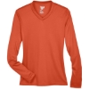 Custom Womens Zone Performance Long Sleeve T-Shirt Sport Orange