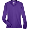 Custom Womens Zone Performance Long Sleeve T-Shirt Sport Purple