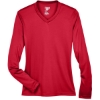 Custom Womens Zone Performance Long Sleeve T-Shirt Sport Red