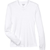 Custom Womens Zone Performance Long Sleeve T-Shirt White