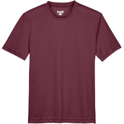 Custom Youth Zone Performance T-Shirt Sport Dark Maroon