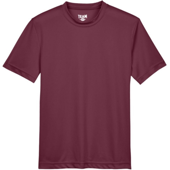 Custom Youth Zone Performance T-Shirt Sport Dark Maroon