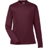 Custom Youth Zone Performance Long Sleeve T-Shirt Sport Dark Maroon