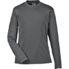 Custom Youth Zone Performance Long Sleeve T-Shirt Sport Graphite