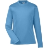 Custom Youth Zone Performance Long Sleeve T-Shirt Sport Light Blue