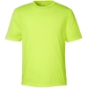 Custom Mens Zone Performance Mesh T-Shirt Safety Yellow
