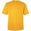 Custom Mens Zone Performance Mesh T-Shirt Sport Athletic Gold
