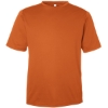 Custom Mens Zone Performance Mesh T-Shirt Sport Burnt Orange