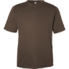 Custom Mens Zone Performance Mesh T-Shirt Sport Dark Brown