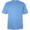 Custom Mens Zone Performance Mesh T-Shirt Sport Light Blue