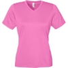 Custom Womens Zone Performance Mesh T-Shirt Sport Charity Pink