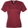 Custom Womens Zone Performance Mesh T-Shirt Sport Maroon