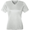 Custom Womens Zone Performance Mesh T-Shirt Sport Silver