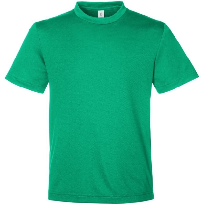 Custom Youth Zone Performance Mesh T-Shirt Sport Kelly
