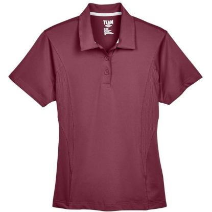Custom Womens Charger Performance Polo Sport Maroon