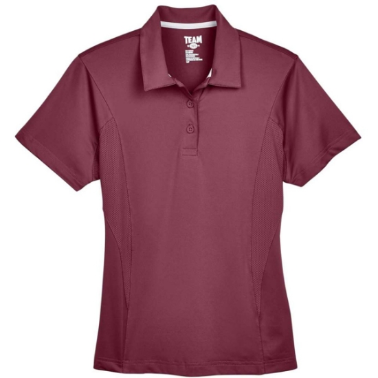 Custom Womens Charger Performance Polo Sport Maroon