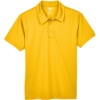 Custom Mens Command Snag Protection Polo Sport Athletic Gold